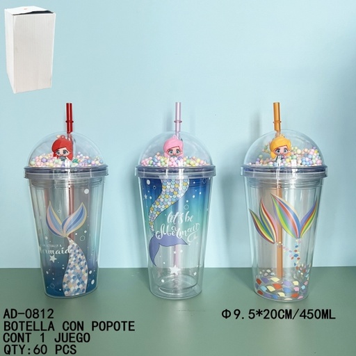 [AD-0812 [60 PZS/CAJA]] [AD-0812]BOTELLA CON POPOTE