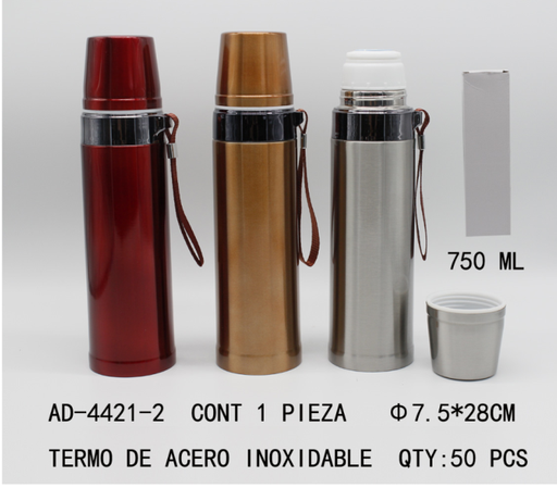 [AD-4421-2 [50 PZS/CAJA]] [AD-4421-2]TERMO DE ACERO INOXIDABLE