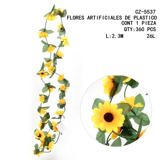 [CZ-5537 [360 PZS/CAJA]] [CZ-5537]FLORES ARTIFICIALES DE PLASTICO