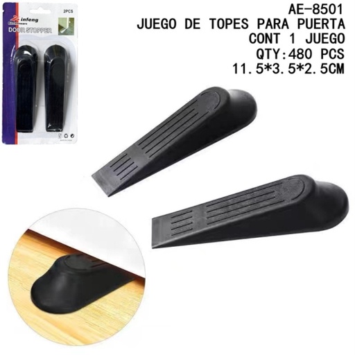 [AE-8501 [480 PZS/CAJA]] [AE-8501]JUEGO DE TOPES PARA PUERTA