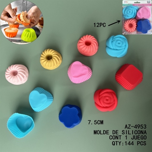 [AZ-4953 [144 PZS/CAJA]] [AZ-4953]MOLDE DE SILICONA