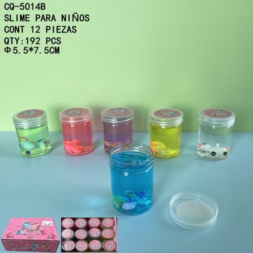 [CQ-5014B [192 PZS/CAJA]] [CQ-5014B]SLIME PARA NIÑOS