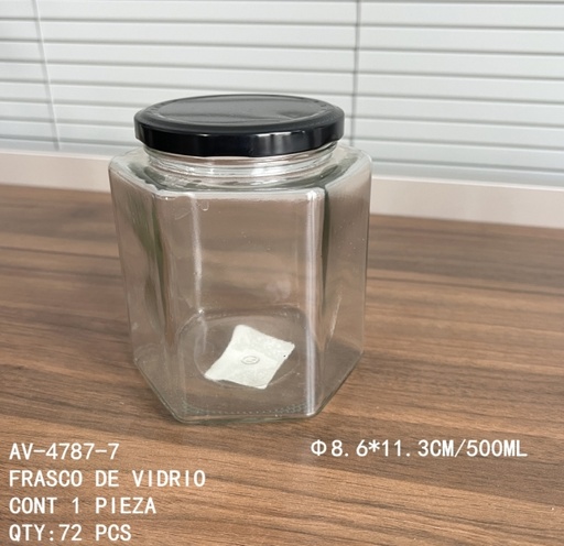 [AV-4787-7 [72 PZS/CAJA]] [AV-4787-7]FRASCO DE VIDRIO
