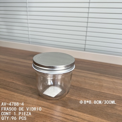 [AV-4788-4 [96 PZS/CAJA]] [AV-4788-4]FRASCO DE VIDRIO