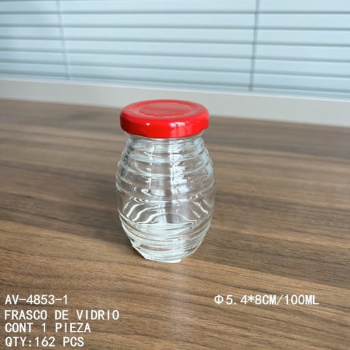 [AV-4853-1 [162 PZS/CAJA]] [AV-4853-1]FRASCO DE VIDRIO