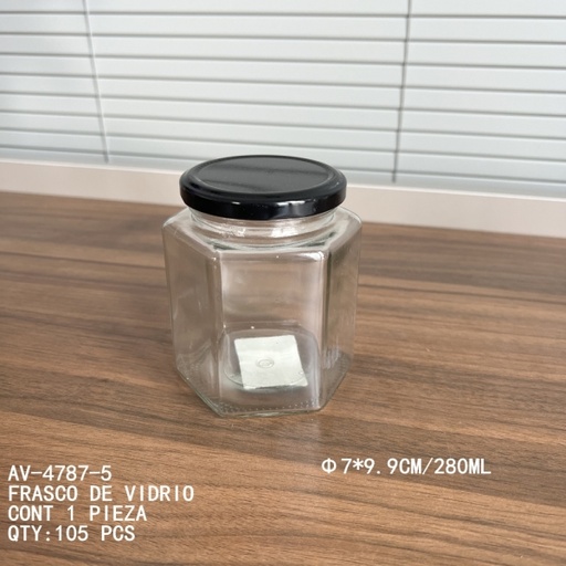 [AV-4787-5 [105 PZS/CAJA]] [AV-4787-5]FRASCO DE VIDRIO