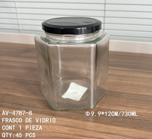 [AV-4787-8 [45 PZS/CAJA]] [AV-4787-8]FRASCO DE VIDRIO