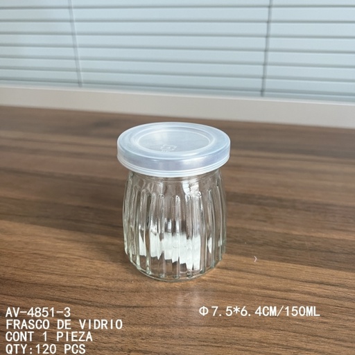 [AV-4851-3 [120 PZS/CAJA]] [AV-4851-3]FRASCO DE VIDRIO