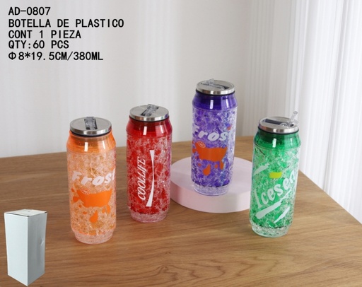 [AD-0807 [60 PZS/CAJA]] [AD-0807]BOTELLA DE PLASTICO