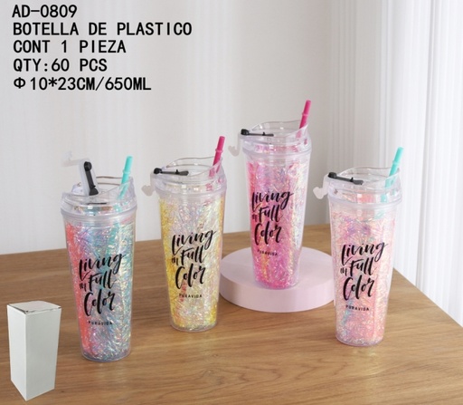 [AD-0809 [60 PZS/CAJA]] [AD-0809]BOTELLA DE PLASTICO