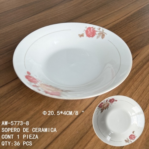 [AW-5773-8 [36 PZS/CAJA]] [AW-5773-8]SOPERO DE CERAMICA