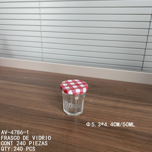 [AV-4786-1 [240 PZS/CAJA]] [AV-4786-1]FRASCO DE VIDRIO