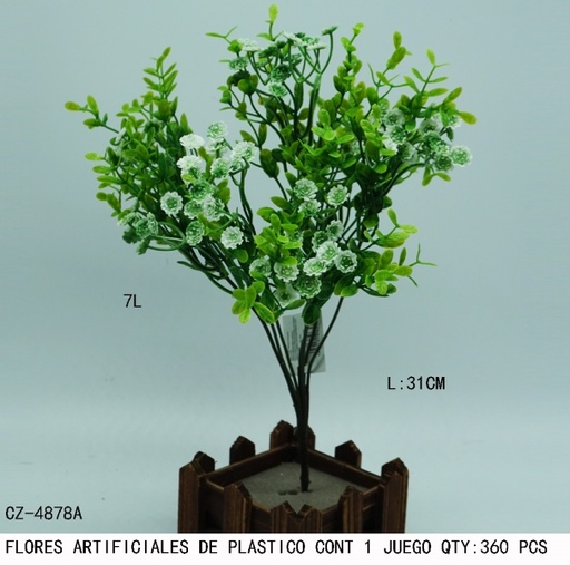 [CZ-4878A [360 PZS/CAJA]] [CZ-4878A]FLORES ARTIFICIALES DE PLASTICO
