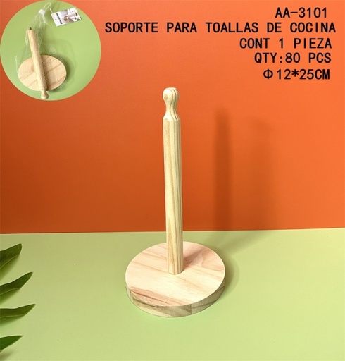[AA-3101 [80 PZS/CAJA]] [AA-3101]SOPORTE PARA TOALLAS DE COCINA