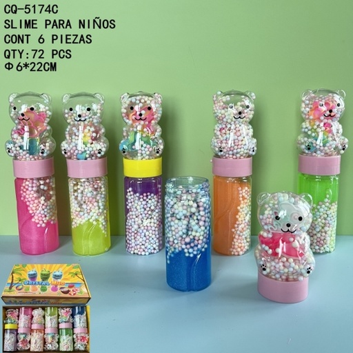 [CQ-5174C [72 PZS/CAJA]] [CQ-5174C]SLIME PARA NIÑOS