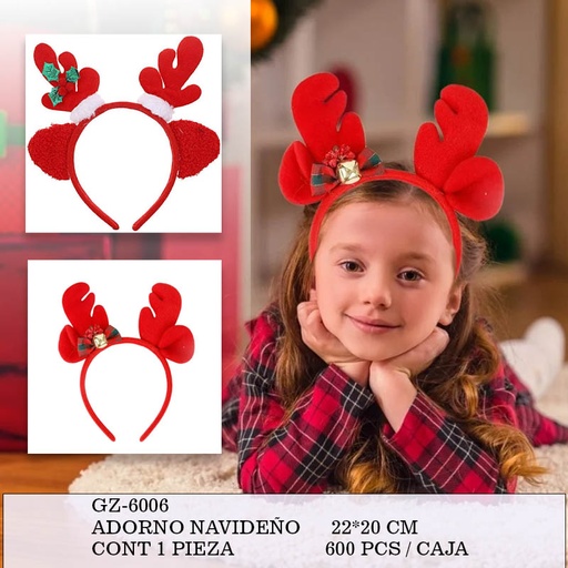 [GZ-6006 [600 PZS/CAJA]] [GZ-6006] ADORNO NAVIDEÑO