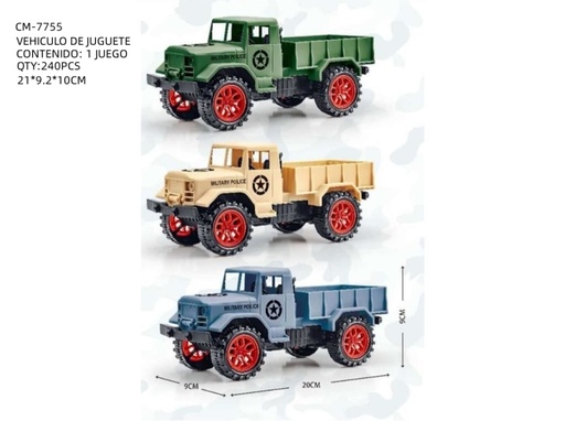[CM-7755 [240 PZS/CAJA]] [CM-7755]VEHICULO DE JUGUETE