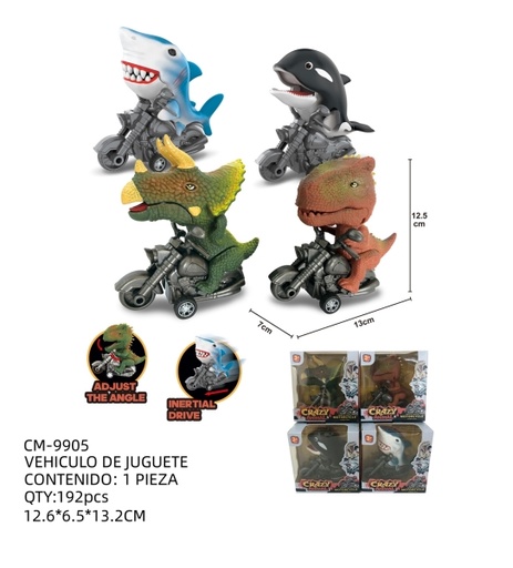 [CM-9905 [192 PZS/CAJA]] [CM-9905]VEHICULO DE JUGUETE