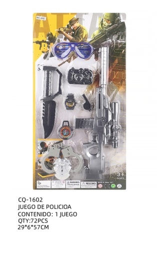 [CQ-1602 [72 PZS/CAJA]] [CQ-1602]JUEGO DE POLICIOA