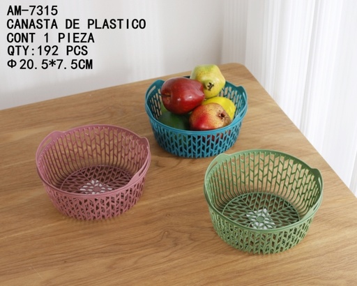 [AM-7315 [192 PZS/CAJA]] [AM-7315]B-CANASTA DE PLASTICO