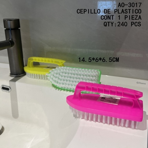 [AO-3017 [240 PZS/CAJA]] [AO-3017]CEPILLO DE PLASTICO