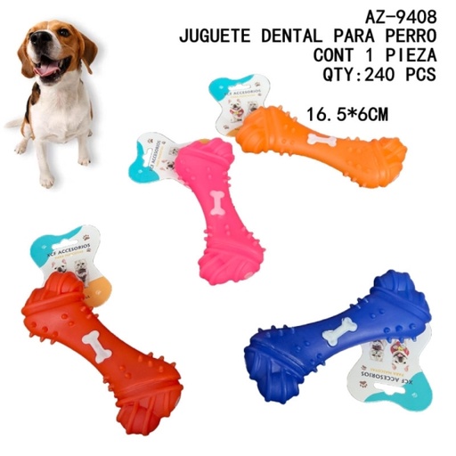 [AZ-9408 [240 PZS/CAJA]] [AZ-9408]B-JUGUETE DENTAL PARA PERRO