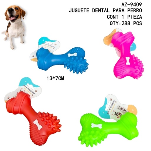 [AZ-9409 [288 PZS/CAJA]] [AZ-9409]B-JUGUETE DENTAL PARA PERRO