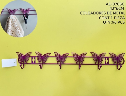 [AE-0705C [96 PZS/CAJA]] [AE-0705C]COLGADORES DE METAL