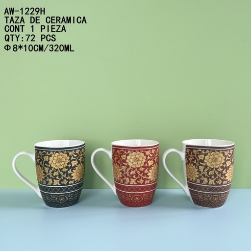 [AW-1229H [72 PZS/CAJA]] [AW-1229H]TAZA DE CERAMICA