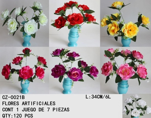 [CZ-0021B [120 PZS/CAJA]] [CZ-0021B]FLORES ARTIFICIALES