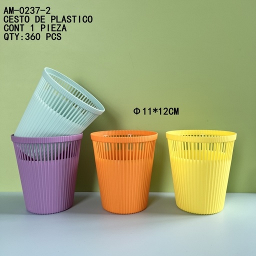[AM-0237-2 [360 PZS/CAJA]] [AM-0237-2]CESTO DE PLASTICO