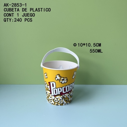 [AK-2853-1 [240 PZS/CAJA]] [AK-2853-1]CUBETA DE PLASTICO
