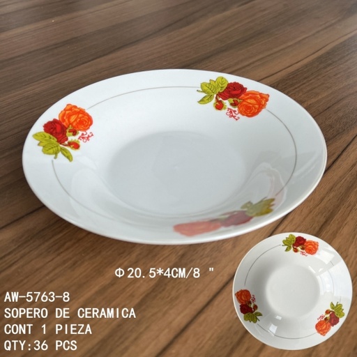 [AW-5763-8 [36 PZS/CAJA]] [AW-5763-8]SOPERO DE CERAMICA
