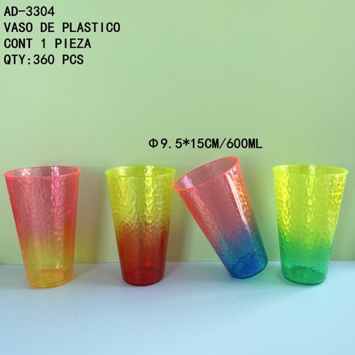 [AD-3304 [360 PZS/CAJA]] [AD-3304]VASO DE PLASTICO