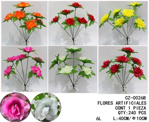 [CZ-0026B [240 PZS/CAJA]] [CZ-0026B]FLORES ARTIFICIALES