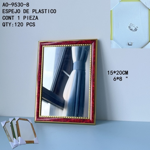 [AO-9530-8 [120 PZS/CAJA]] [AO-9530-8]ESPEJO DE PLASTICO