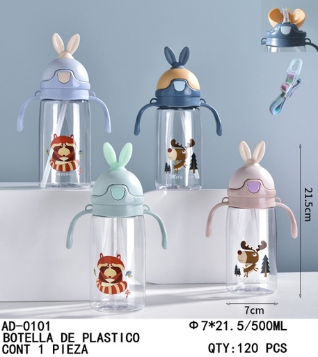 [AD-0101 [120 PZS/CAJA]] [AD-0101]BOTELLA DE PLASTICO