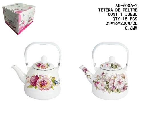 [AU-6006-2 [18 PZS/CAJA]] [AU-6006-2]TETERA DE PELTRE