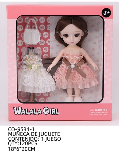 [CO-9534-1 [120 PZS/CAJA]] [CO-9534-1]MUÑECA DE JUGUETE