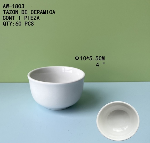 [AW-1803 [60 PZS/CAJA]] [AW-1803] TAZON DE CERAMICA