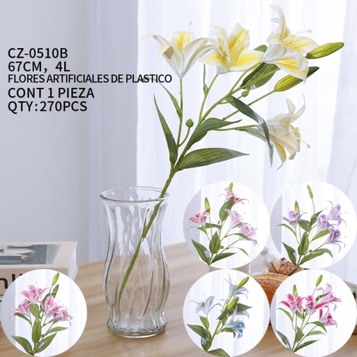 [CZ-0510B [270 PZS/CAJA]] [CZ-0510B]FLORES ARTIFICIALES DE PLASTICO