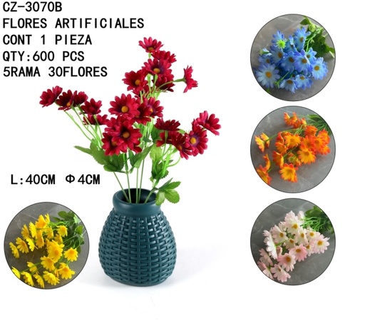 [CZ-3070B [600 PZS/CAJA]] [CZ-3070B]FLORES ARTIFICIALES