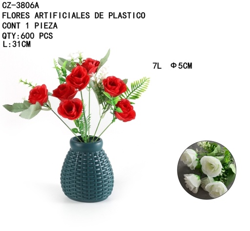 [CZ-3806A [600 PZS/CAJA]] [CZ-3806A]FLORES ARTIFICIALES DE PLASTICO