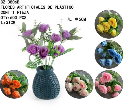 [CZ-3806B [600 PZS/CAJA]] [CZ-3806B]FLORES ARTIFICIALES DE PLASTICO