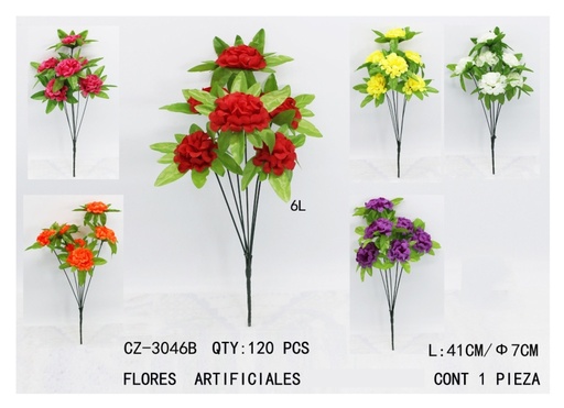 [CZ-3046B [120 PZS/CAJA]] [CZ-3046B]FLORES ARTIFICIALES