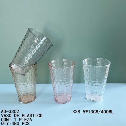 [AD-3302 [480 PZS/CAJA]] [AD-3302]VASO DE PLASTICO