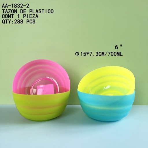 [AA-1832-2 [288 PZS/CAJA]] [AA-1832-2] TAZON DE PLASTICO