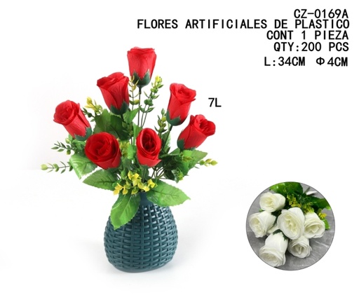 [CZ-0169A [200 PZS/CAJA]] [CZ-0169A]FLORES ARTIFICIALES DE PLASTICO