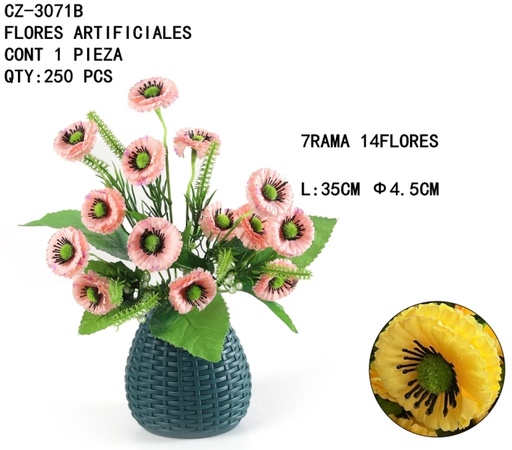 [CZ-3071B [250 PZS/CAJA]] [CZ-3071B]FLORES ARTIFICIALES