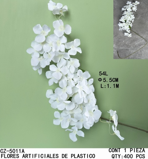 [CZ-5011A [400 PZS/CAJA]] [CZ-5011A]FLORES ARTIFICIALES DE PLASTICO
